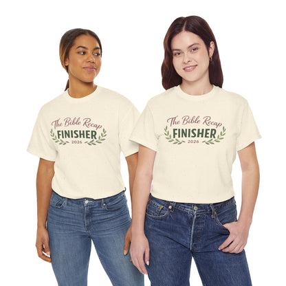 Bible Recap Finisher 2026 T-Shirt — Faith Journey Graduation Tee