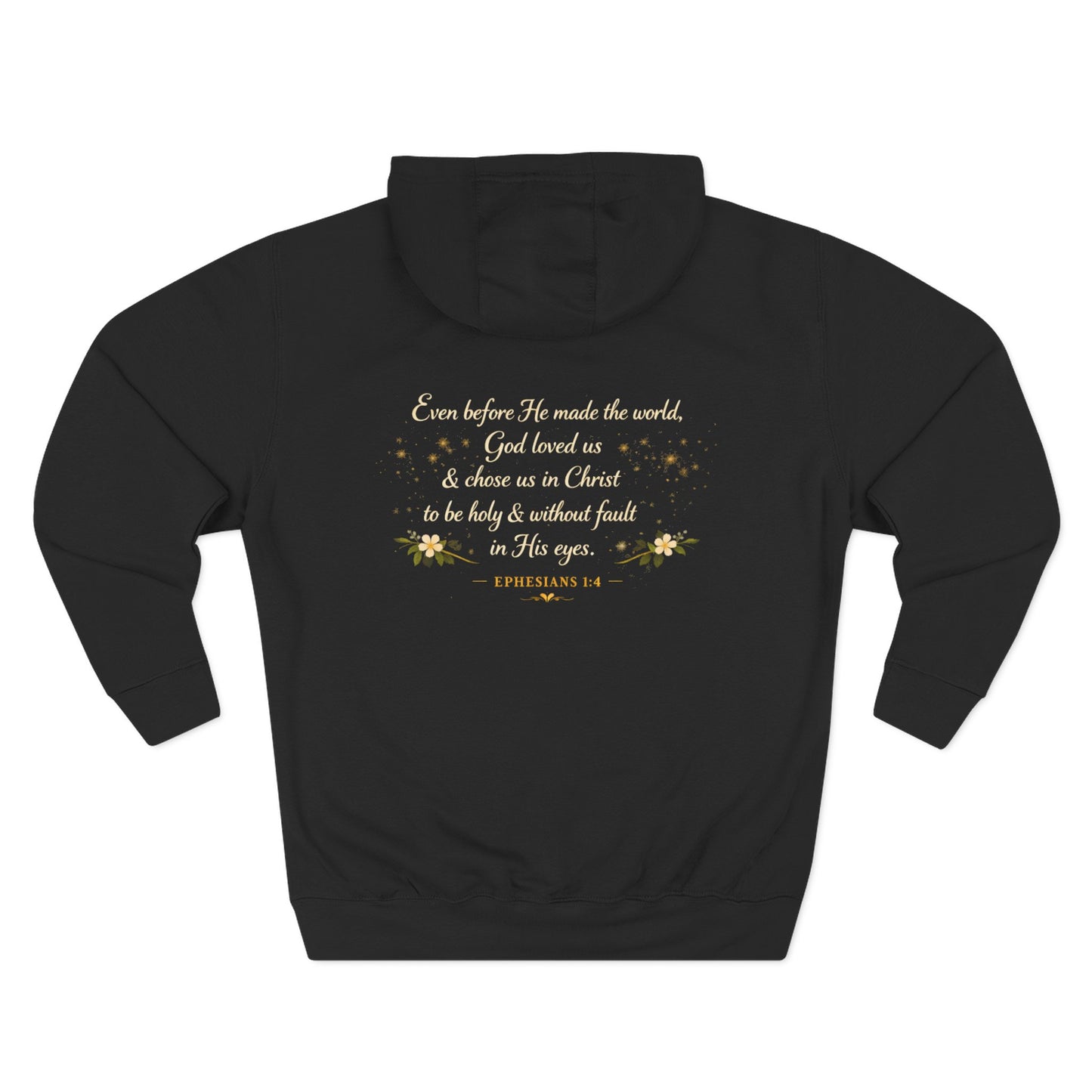Enough — Inspirational Christian Hoodie with Scripture (Ephesians)