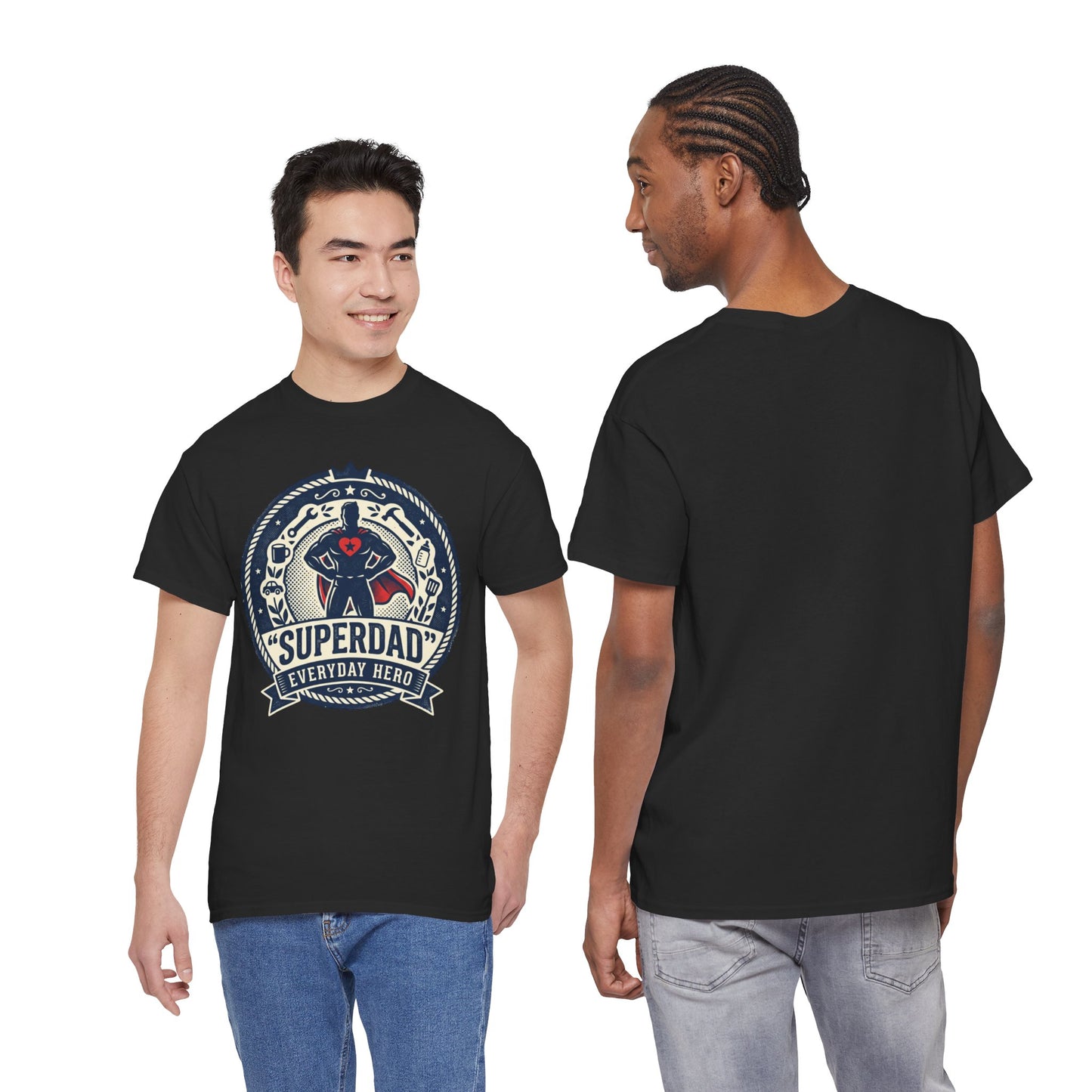 Superdad Everyday Hero T-Shirt — Father’s Day Retro Superhero Tee