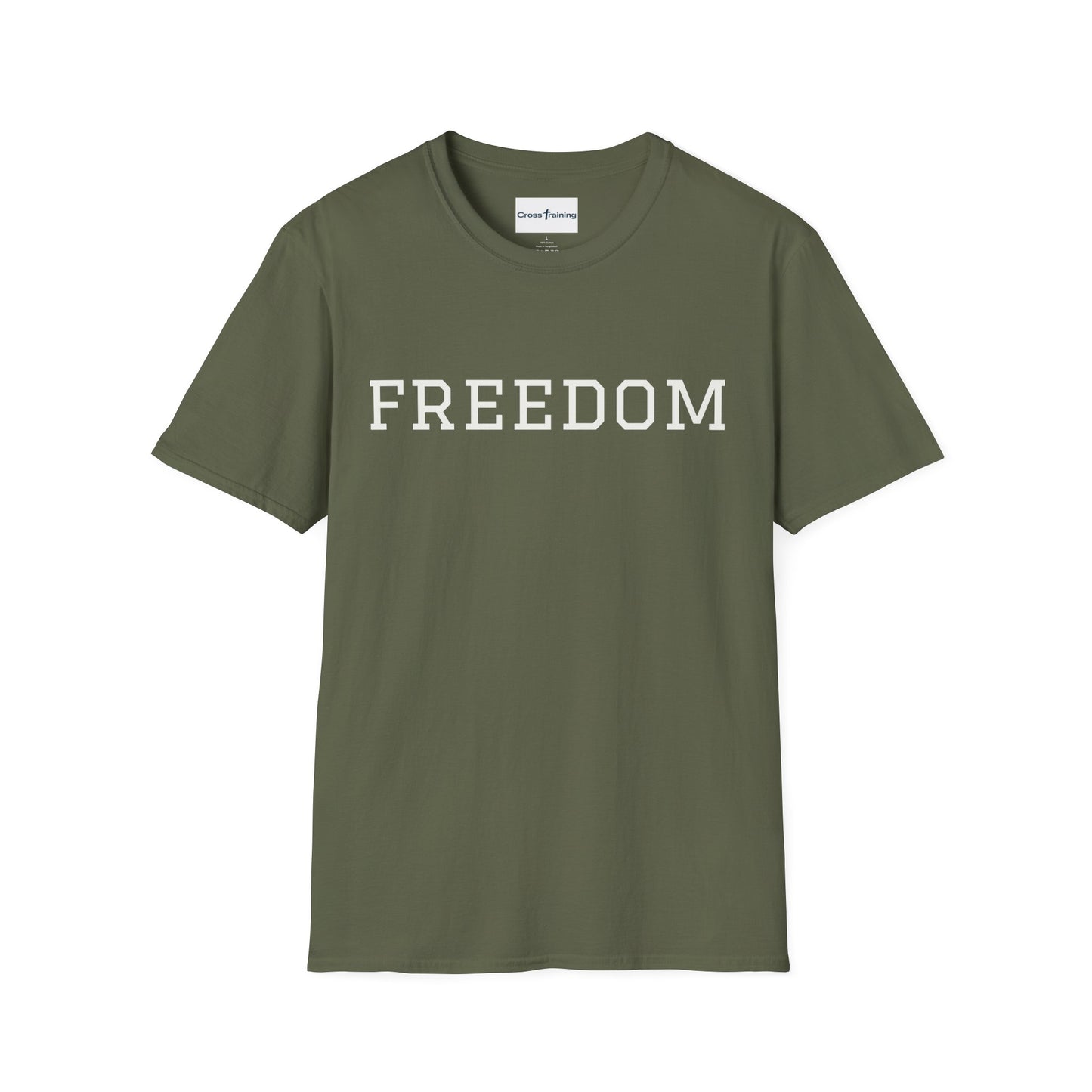Freedom & Faith Unisex T-Shirt, Inspirational Tee, Casual Wear, Christian Apparel, Great for Everyday Use