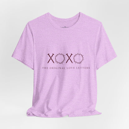 XOXO Floral Tee — "The Original Love Letters" Valentine's Graphic T-Shirt