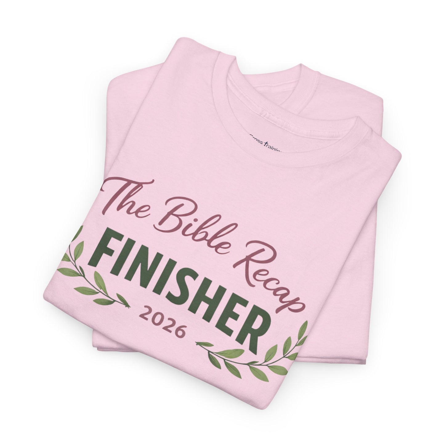 Bible Recap Finisher 2026 T-Shirt — Faith Journey Graduation Tee