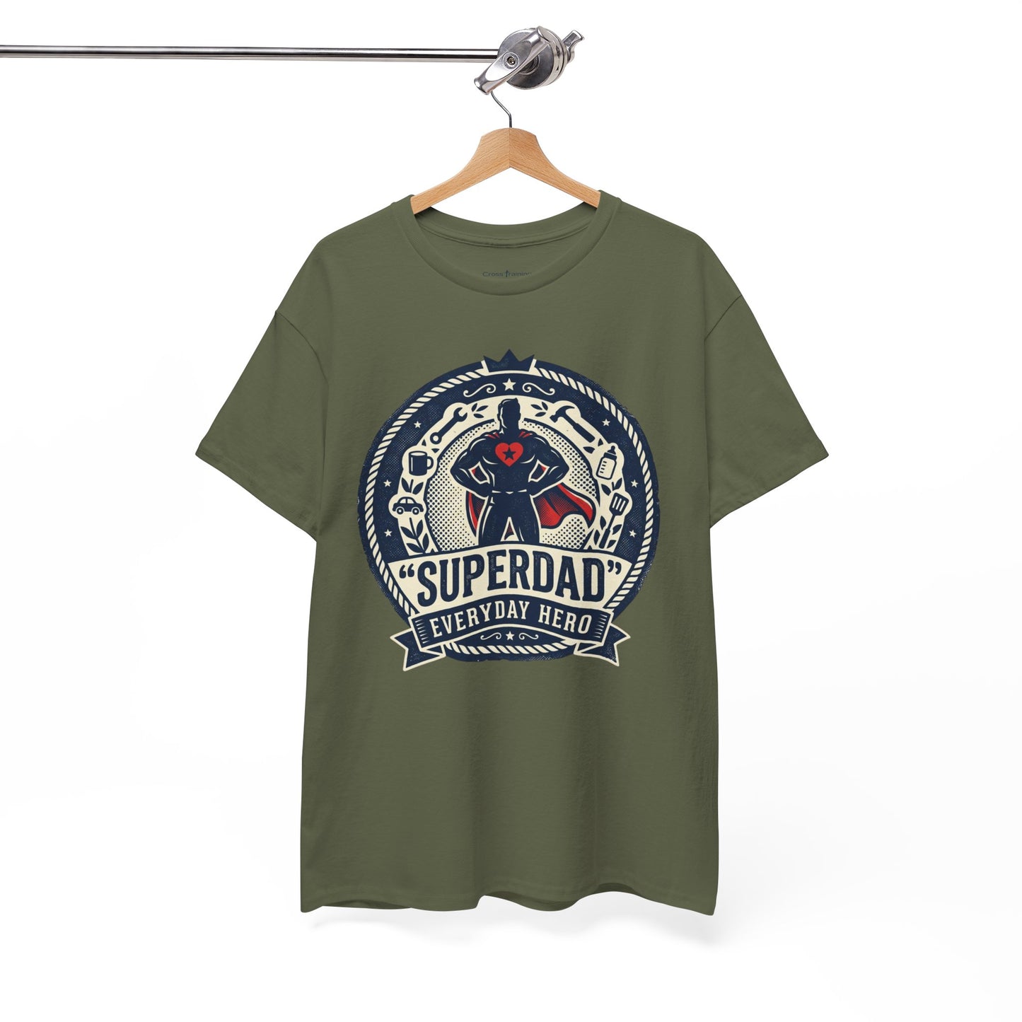 Superdad Everyday Hero T-Shirt — Father’s Day Retro Superhero Tee