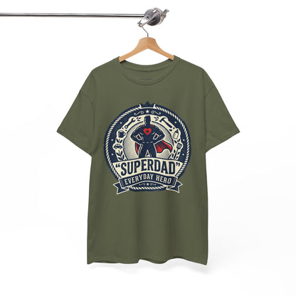 Superdad Everyday Hero T-Shirt — Father’s Day Retro Superhero Tee