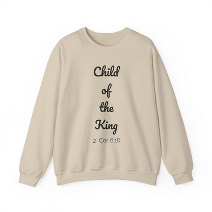 Child of the King Crewneck Sweatshirt | Inspirational Gift, Faith Apparel, Cozy Fashion, Christian Sweatshirt, Unisex Clothing