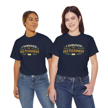 I Survived the Old Testament Tee — Funny Christian T-Shirt