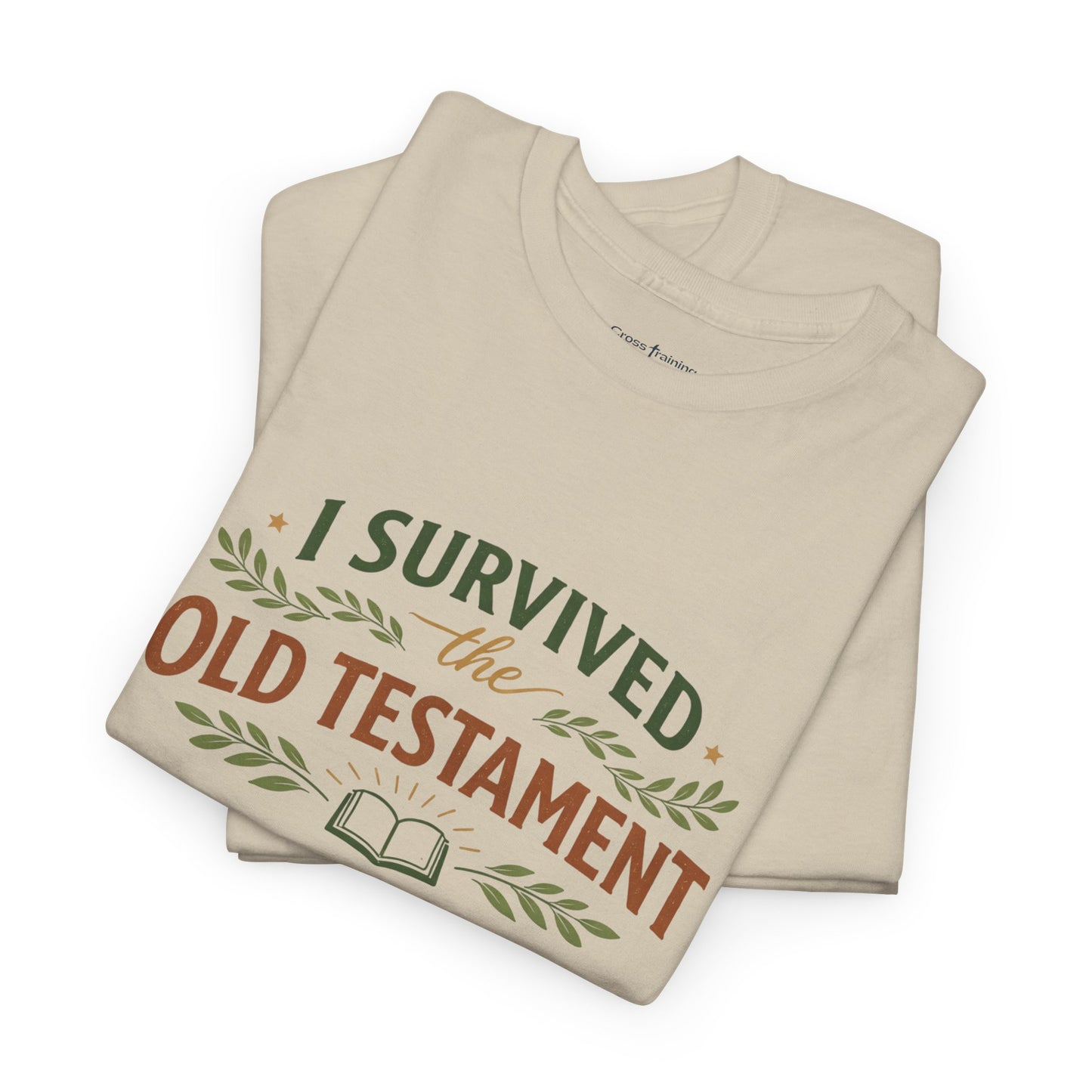 I Survived the Old Testament Tee – Funny Christian Bible Study Shirt