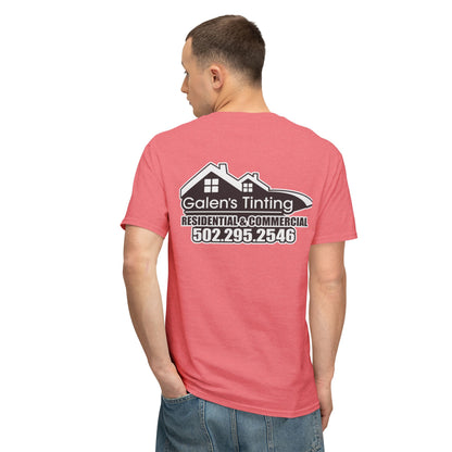 Christian Faith T-Shirt — "I am the sinner whom Jesus died for & kept" Pink Tee
