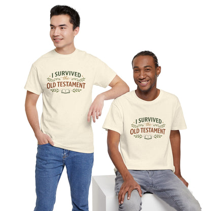 I Survived the Old Testament Tee – Funny Christian Bible Study Shirt