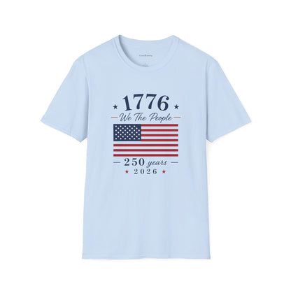 1776 We The People T-Shirt — American Flag Patriotic Tee for Independence Day