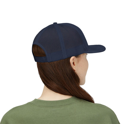 Embroidered Faith Retreat Trucker Cap — 'Faithful God' Family Ministry Snapback