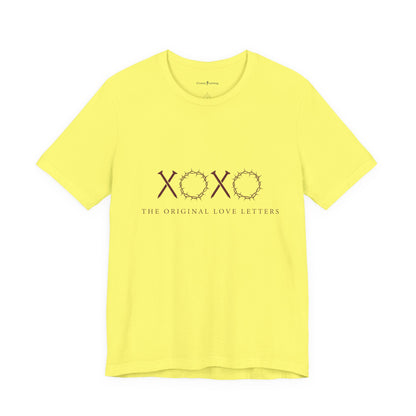 XOXO Floral Tee — "The Original Love Letters" Valentine's Graphic T-Shirt