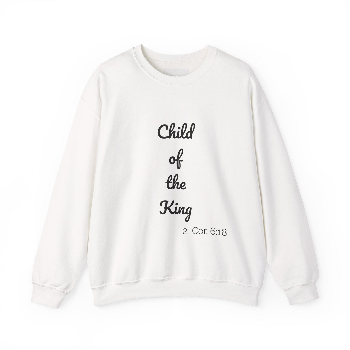 Child of the King Crewneck Sweatshirt | Inspirational Gift, Faith Apparel, Cozy Fashion, Christian Sweatshirt, Unisex Clothing