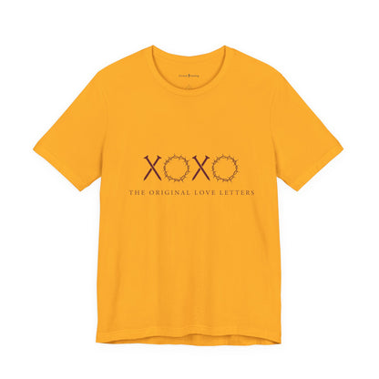 XOXO Floral Tee — "The Original Love Letters" Valentine's Graphic T-Shirt