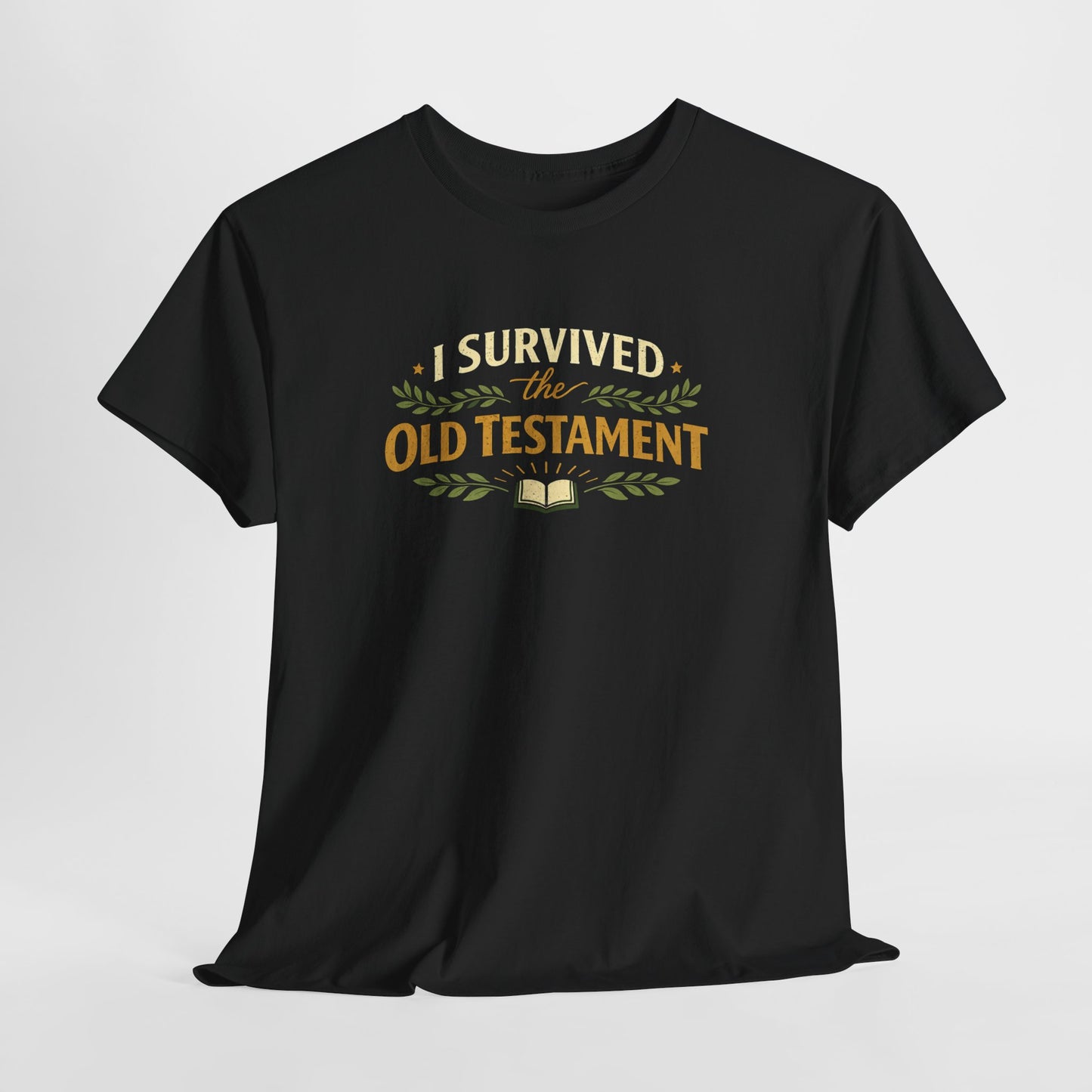 I Survived the Old Testament Tee — Funny Christian T-Shirt