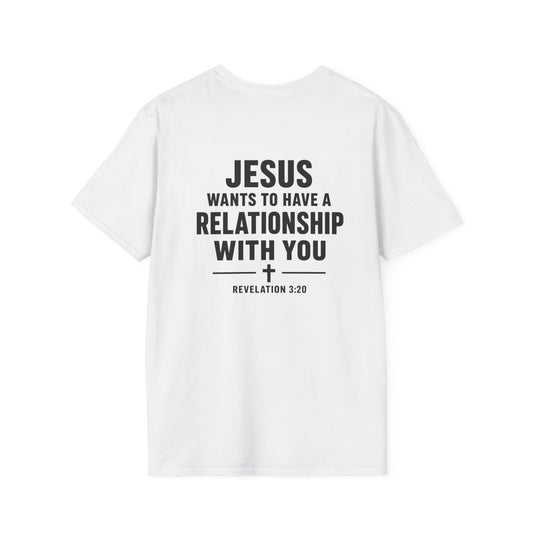 Minimal Cross T-Shirt – Small Chest Christian Cross Tee