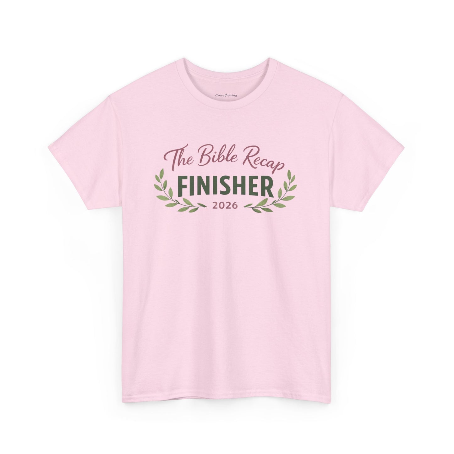 Bible Recap Finisher 2026 T-Shirt — Faith Journey Graduation Tee