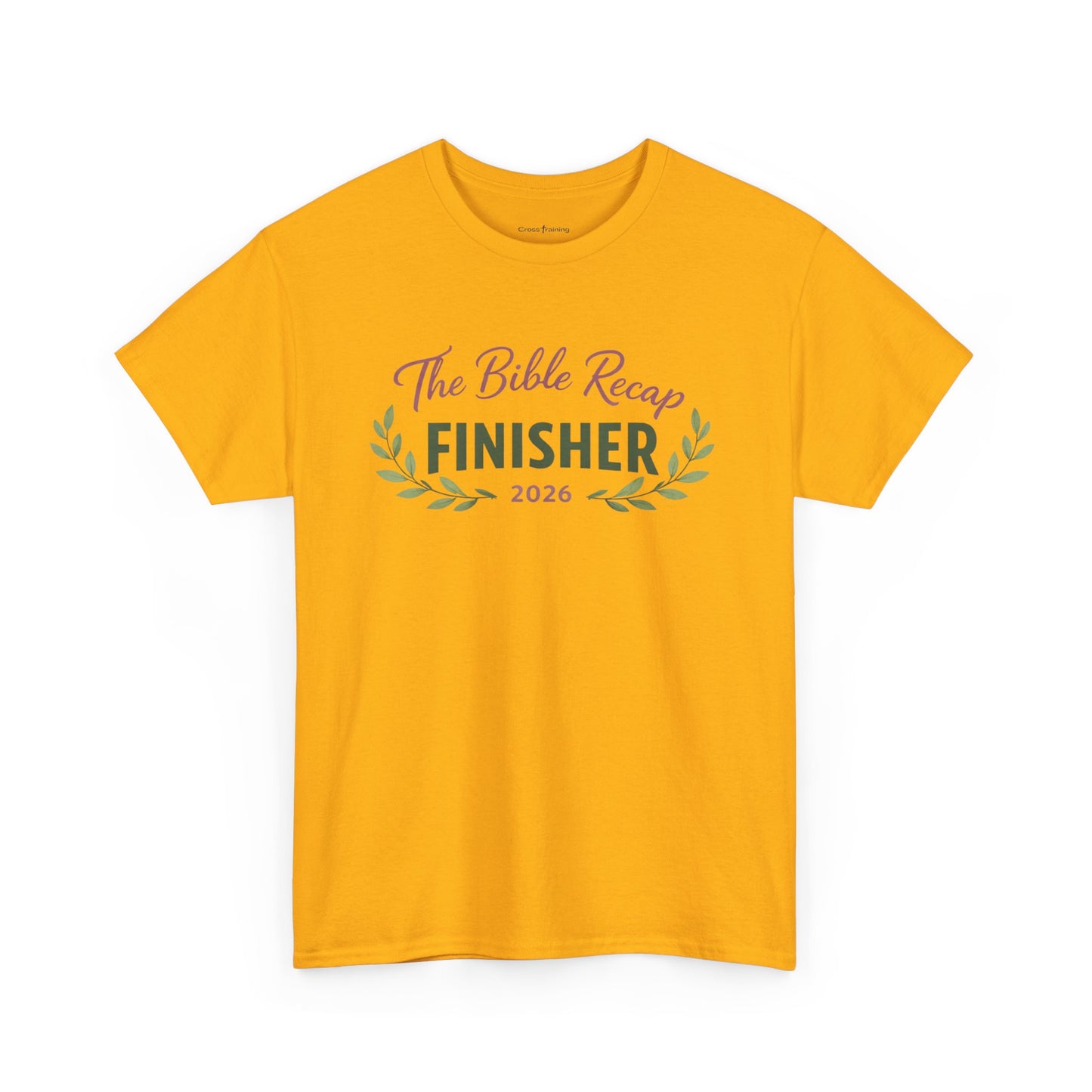 Bible Recap Finisher 2026 T-Shirt — Faith Journey Graduation Tee