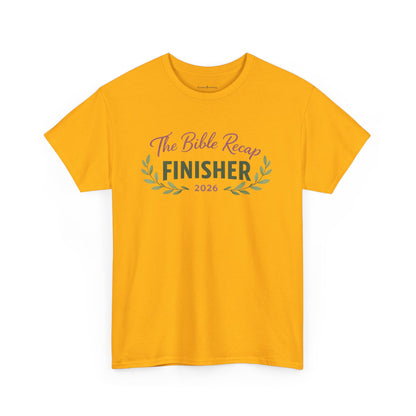 Bible Recap Finisher 2026 T-Shirt — Faith Journey Graduation Tee