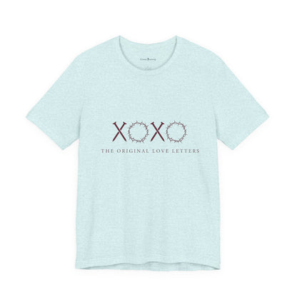XOXO Floral Tee — "The Original Love Letters" Valentine's Graphic T-Shirt
