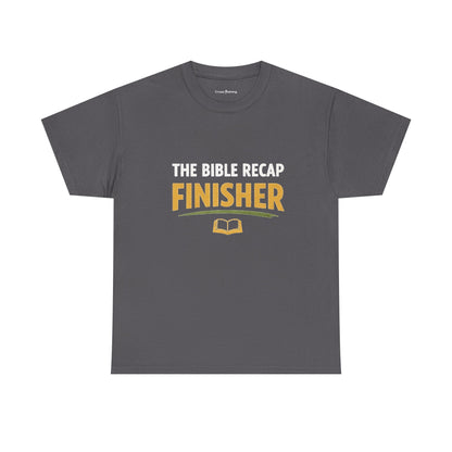 Bible Recap Finisher Tee – Christian Study Graduation Shirt
