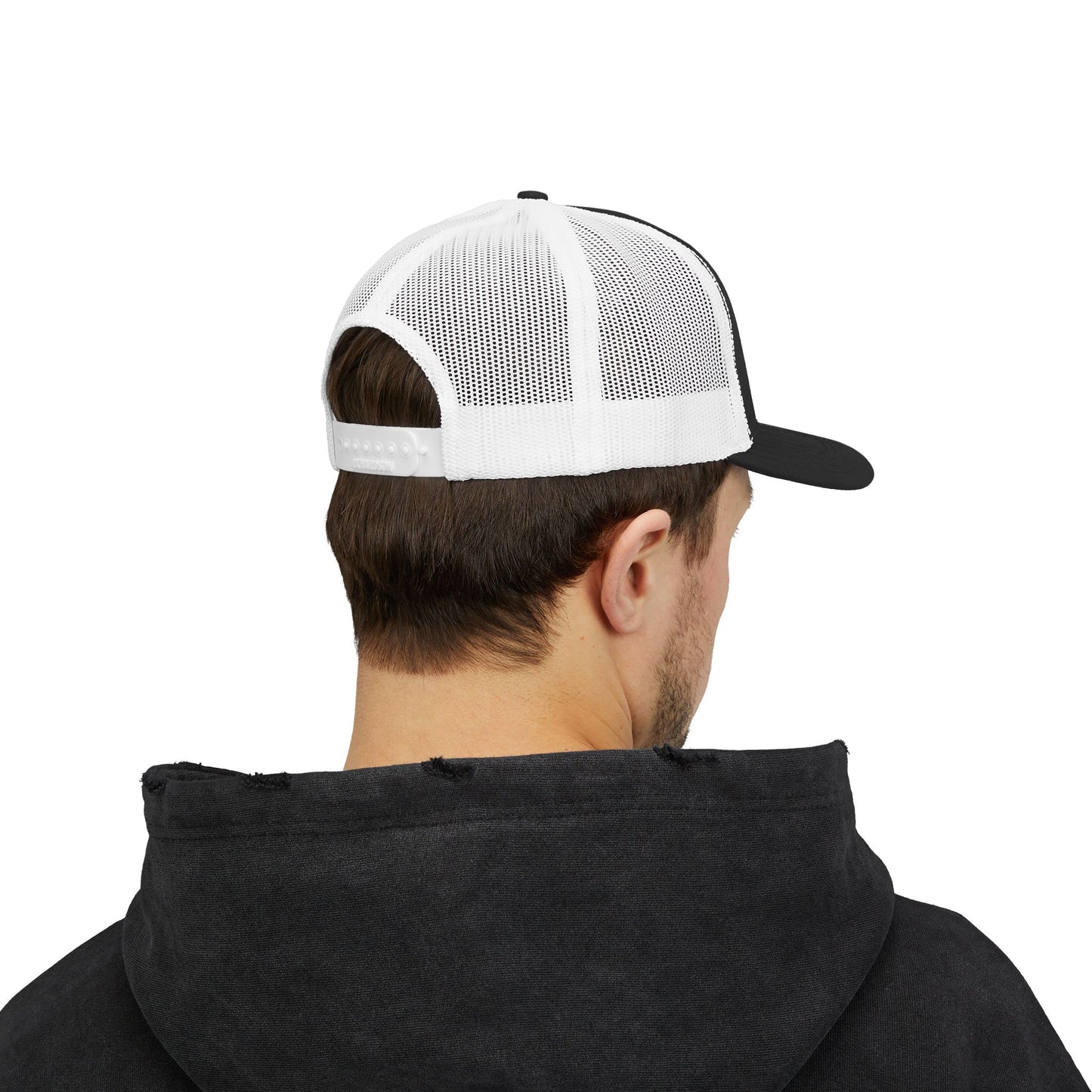 Embroidered Faith Retreat Trucker Cap — 'Faithful God' Family Ministry Snapback