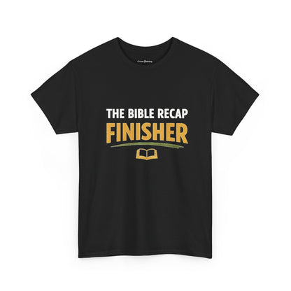 Bible Recap Finisher Tee – Christian Study Graduation Shirt