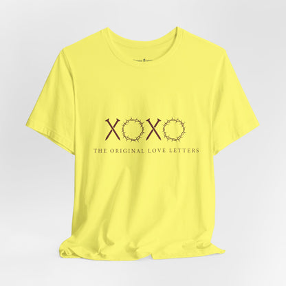 XOXO Floral Tee — "The Original Love Letters" Valentine's Graphic T-Shirt