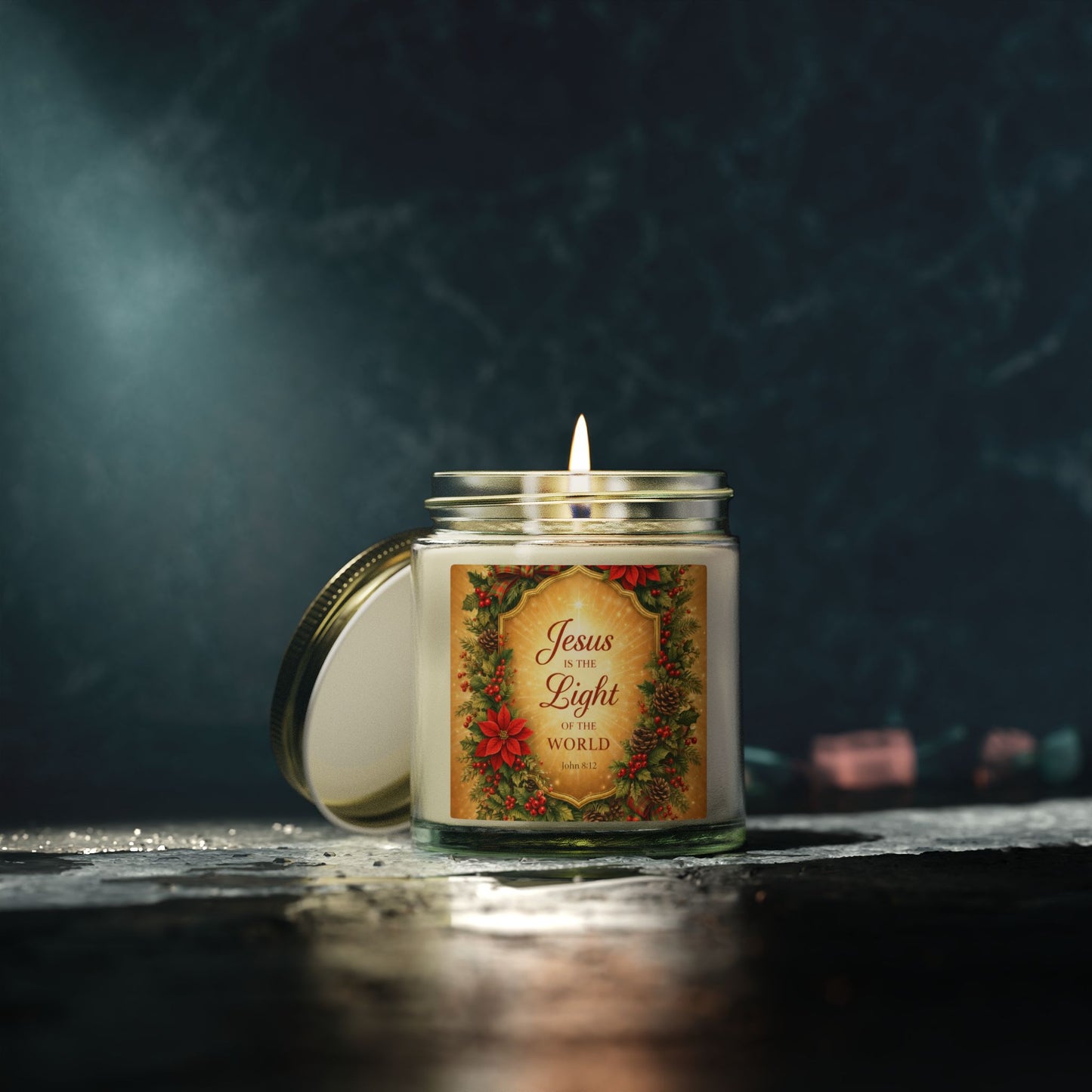 Scented Candles, Coconut Apricot Wax (4oz)