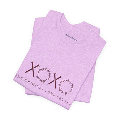 XOXO Floral Tee — "The Original Love Letters" Valentine's Graphic T-Shirt