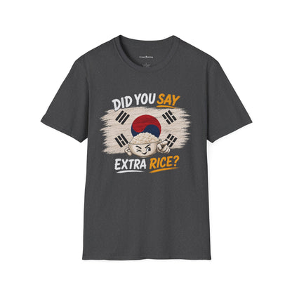 Did You Say Extra Rice? Korean Flag Rice Bowl T-Shirt