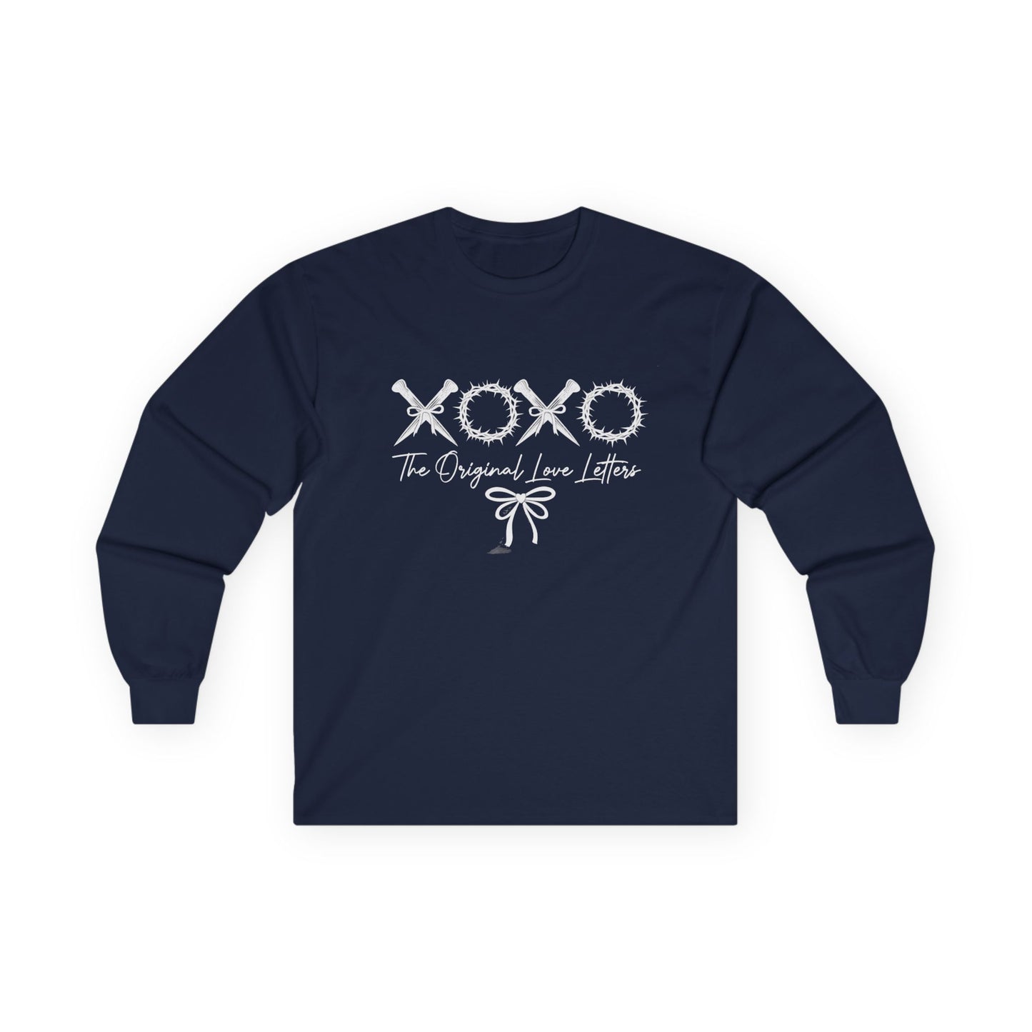 Long Sleeve Tee — XOXO 'The Original Love Letters' Valentine's Graphic Shirt