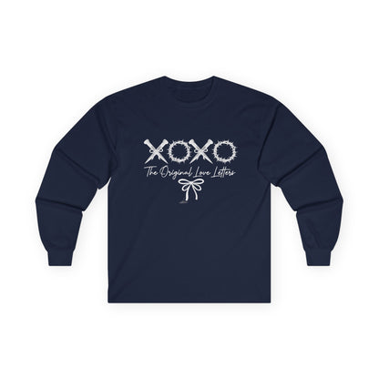 Long Sleeve Tee — XOXO 'The Original Love Letters' Valentine's Graphic Shirt