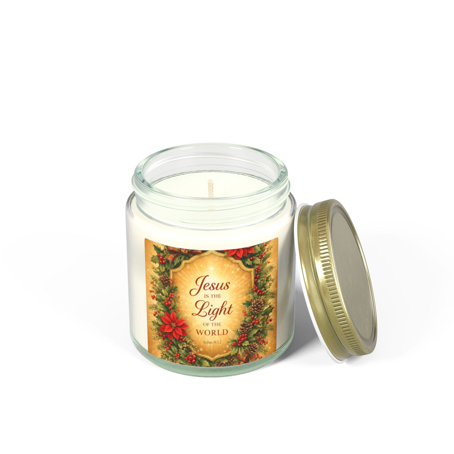 Scented Candles, Coconut Apricot Wax (4oz)
