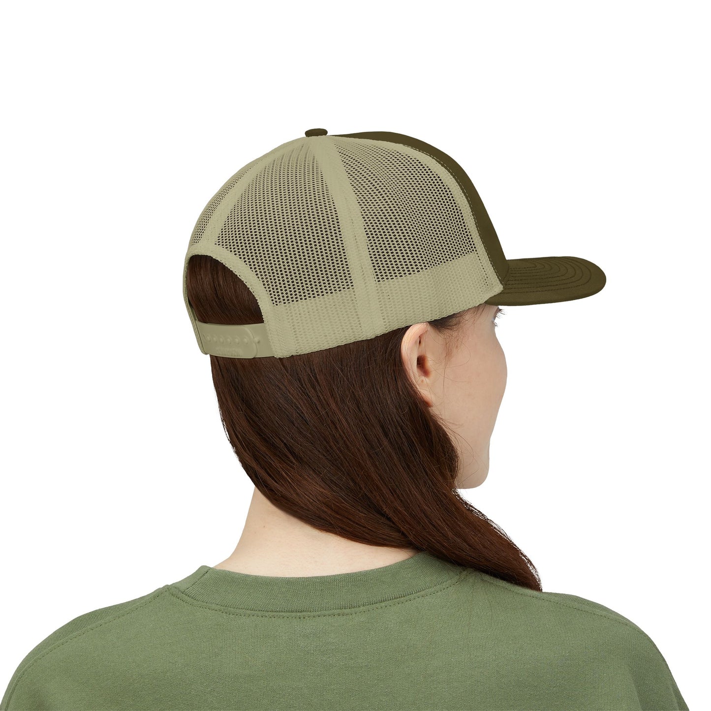 Embroidered Faith Retreat Trucker Cap — 'Faithful God' Family Ministry Snapback
