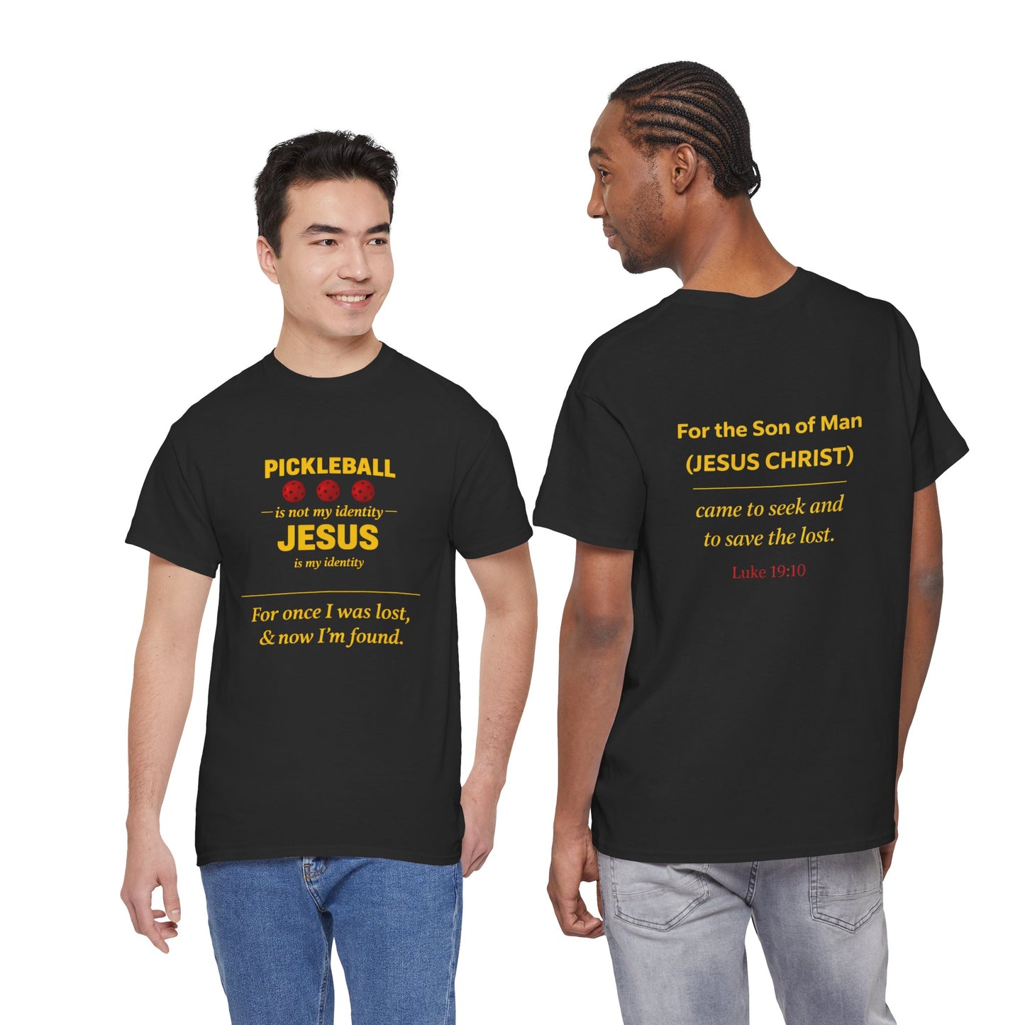 Pickleball Is Not My Identity — Jesus Is My Identity T-Shirt