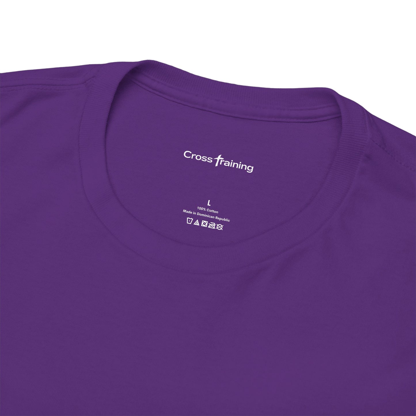 Christian Cross Tee — "May Heavenly Things Constantly Interrupt Our Earthly Things" Inspirational T‑Shirt