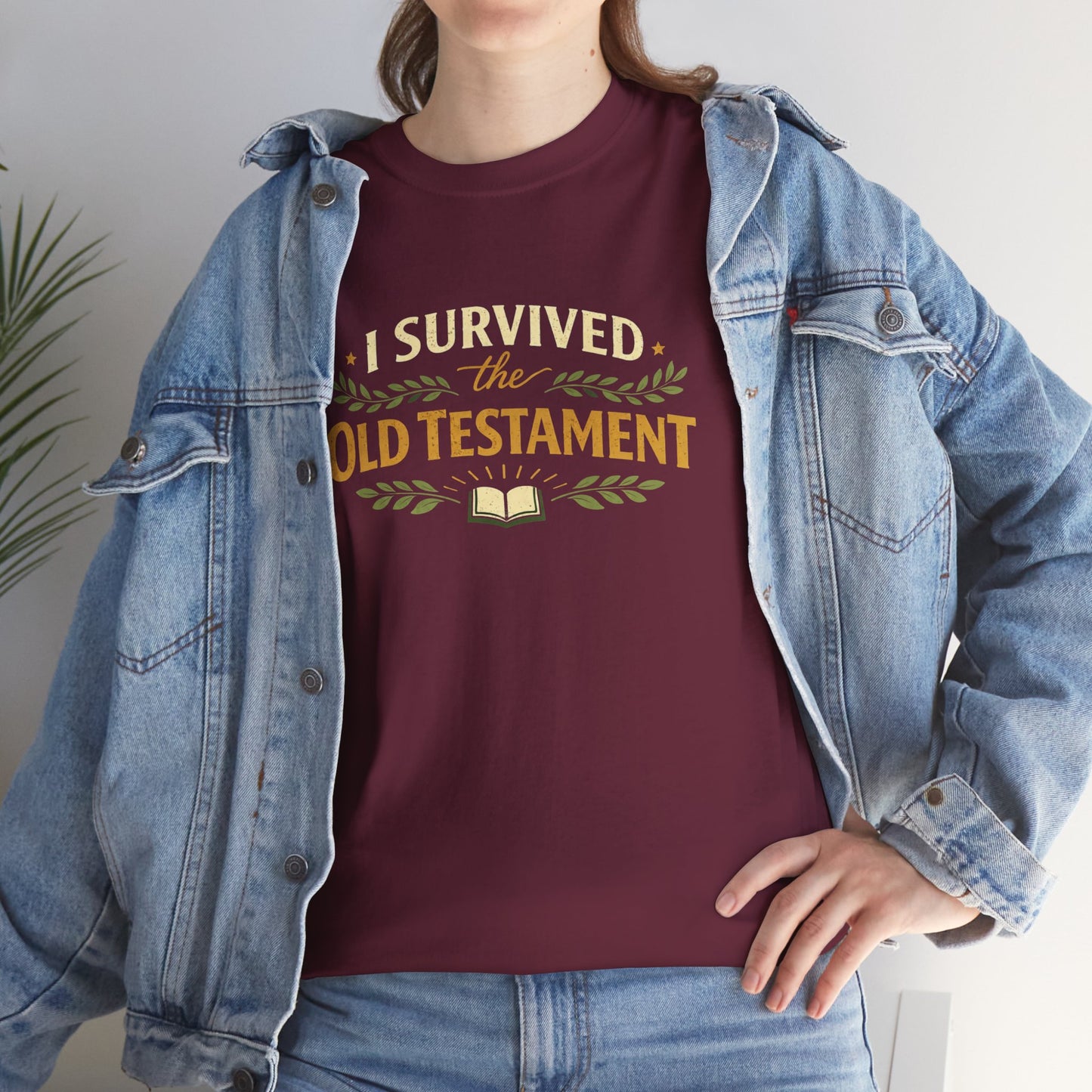 I Survived the Old Testament Tee — Funny Christian T-Shirt