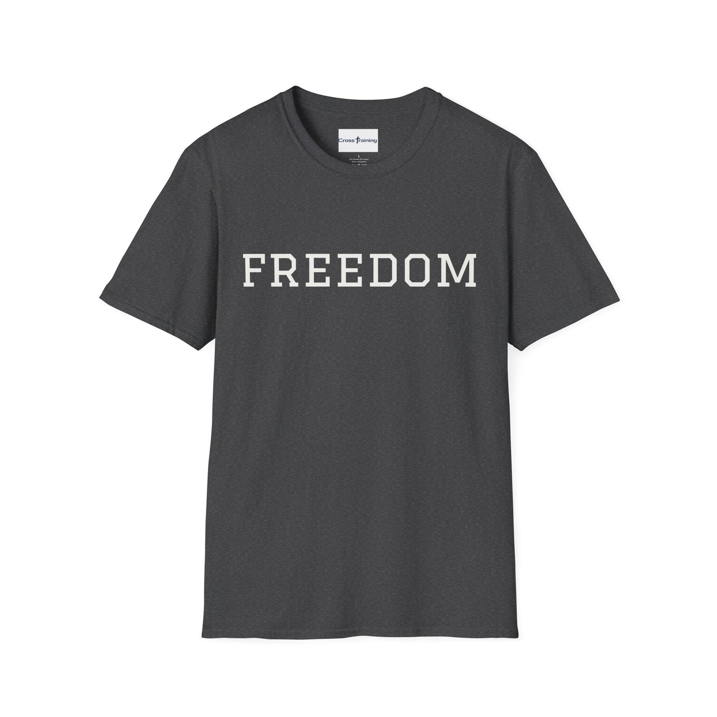 Freedom & Faith Unisex T-Shirt, Inspirational Tee, Casual Wear, Christian Apparel, Great for Everyday Use