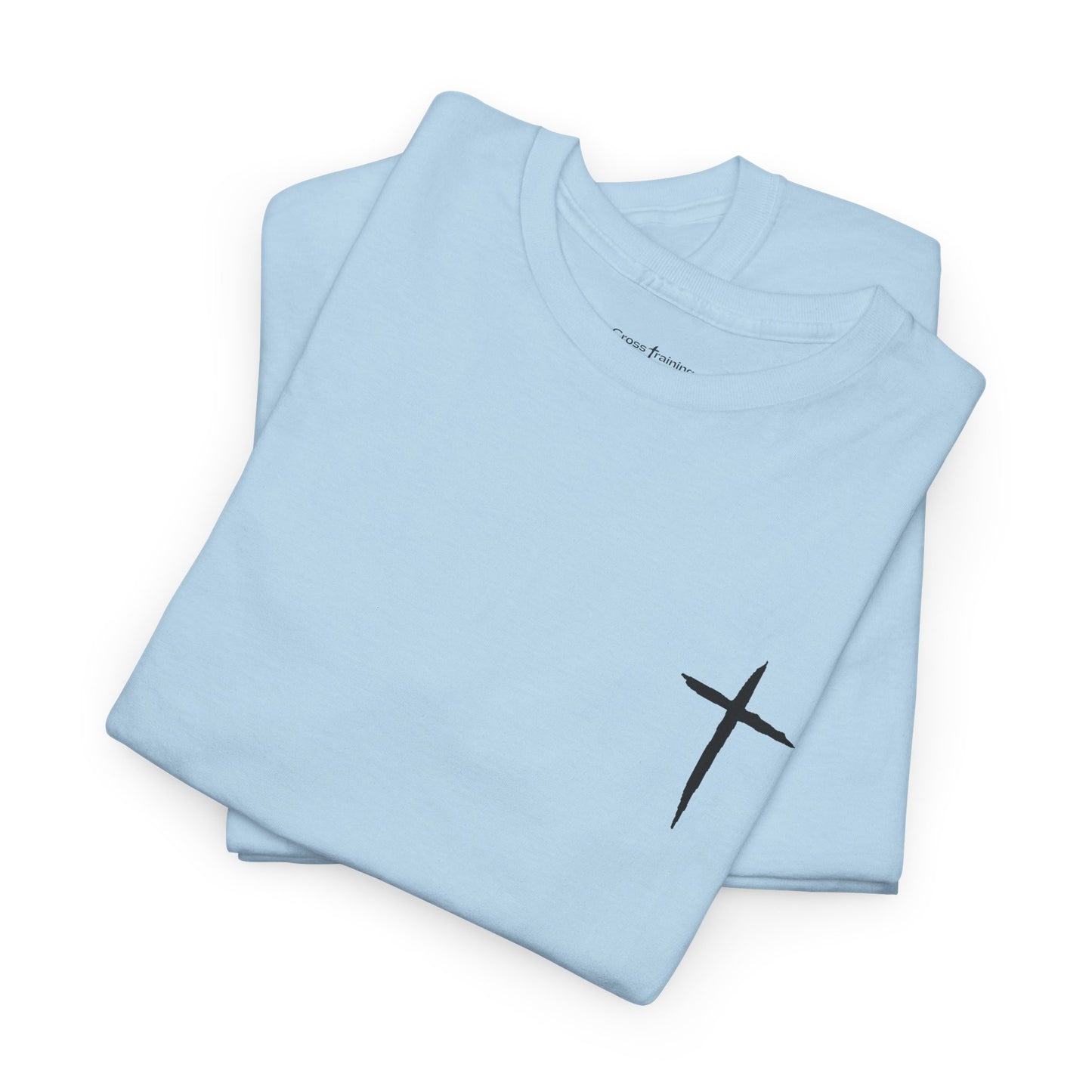 Christian Cross Tee — "May Heavenly Things Constantly Interrupt Our Earthly Things" Inspirational T‑Shirt