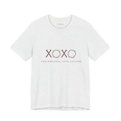 XOXO Floral Tee — "The Original Love Letters" Valentine's Graphic T-Shirt