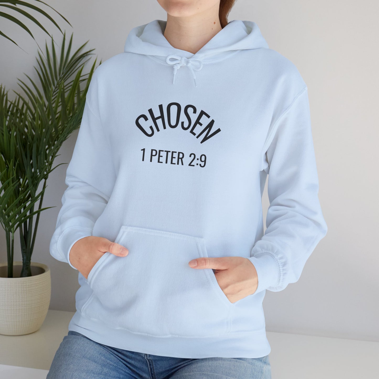 Chosen Hoodie | 1 Peter 2:9 Christian Sweatshirt, Unisex Faith Apparel, Spiritual Gift, Cozy Religious Hoodie