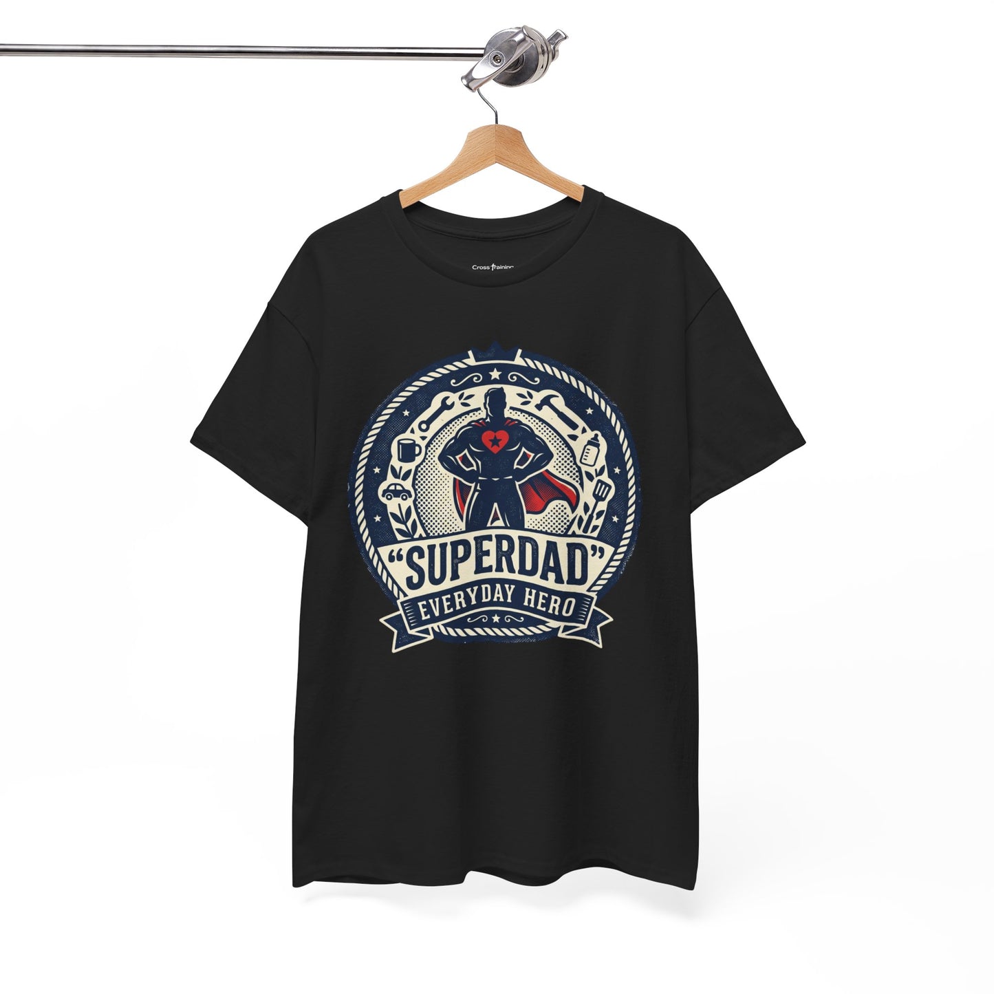 Superdad Everyday Hero T-Shirt — Father’s Day Retro Superhero Tee