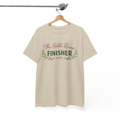 Bible Recap Finisher 2026 T-Shirt — Faith Journey Graduation Tee