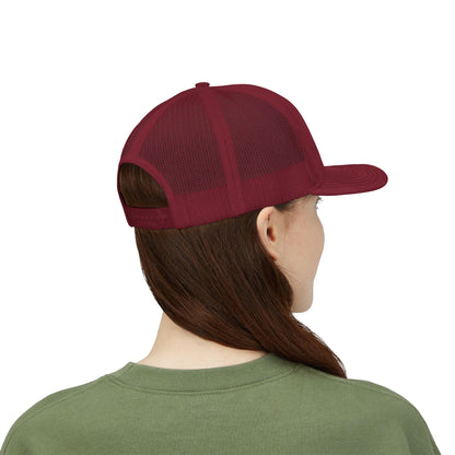 Embroidered Faith Retreat Trucker Cap — 'Faithful God' Family Ministry Snapback
