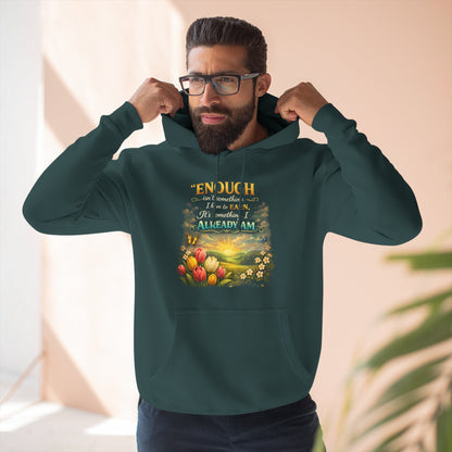 Enough — Inspirational Christian Hoodie with Scripture (Ephesians)