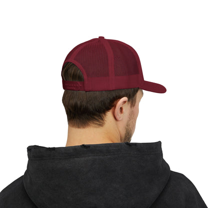 Embroidered Faith Retreat Trucker Cap — 'Faithful God' Family Ministry Snapback