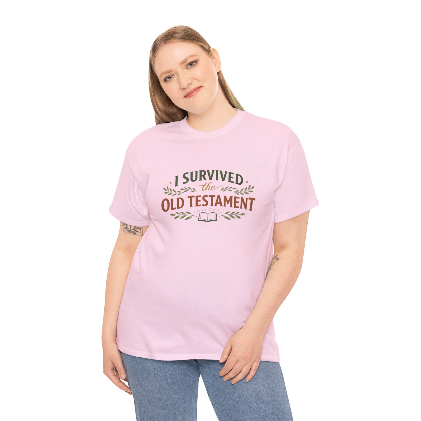 I Survived the Old Testament Tee – Funny Christian Bible Study Shirt