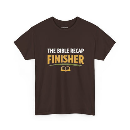 Bible Recap Finisher Tee – Christian Study Graduation Shirt