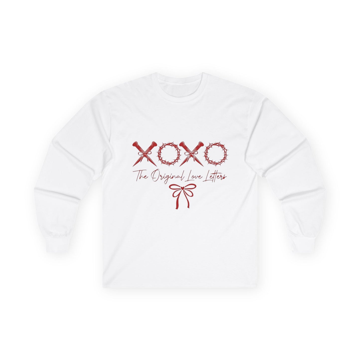 Long Sleeve Tee — XOXO 'The Original Love Letters' Valentine's Graphic Shirt